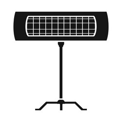 design of heater and infrared icon web vector image
