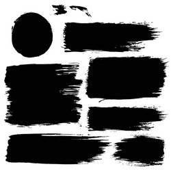 Black grunge texture backgrounds set Royalty Free Vector