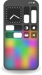 modern user interface template with minimalist vector image
