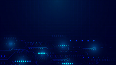 technology background with hi-tech digital data vector image