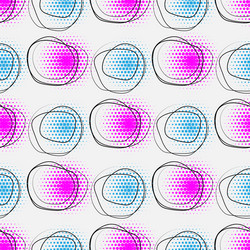 abstract color geometric seamless pattern vector image