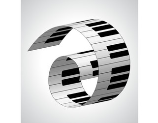 Piano Keyboard Curved Vector Images (over 100)
