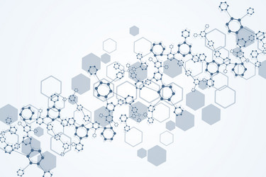 science network pattern connecting lines and dots vector