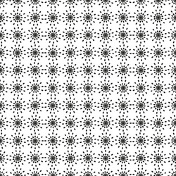 seamless pattern with abstract flowers repeating vector image