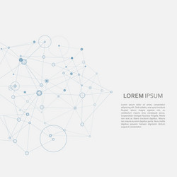 structure molecule and communication background vector image