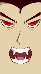 vampire card background can use for halloween vector image