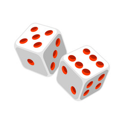 playing dice game craps image vector image