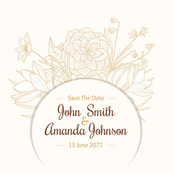 Vintage light brown beige border frame vector