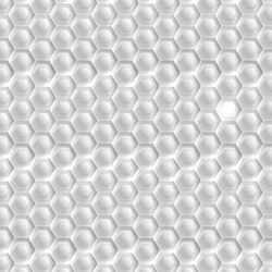 abstract hexagon shape design template vector image
