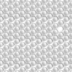 Abstract hexagon shape design template vector