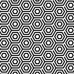 Abstract Hexagon Pattern vector image