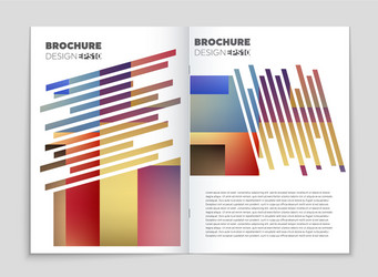 Abstract layout background set for art vector