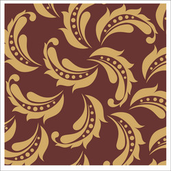 batik design style patterns are same for fabric vector image