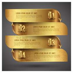 abstract business infographics options template vector image