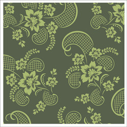 batik design style patterns are same for fabric vector image