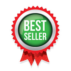 Best seller badge vector