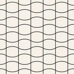 seamless pattern repeating geometric elements vector image