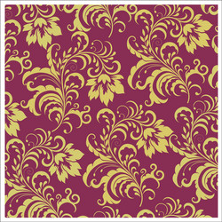 Batik design style patterns are same for fabric vector