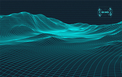 Big Data Network Abstract Background vector image