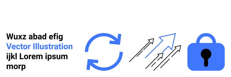 security and data flow protection sync vector image
