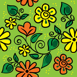 floral ornament vector