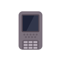 electronic data capture device showing blank vector image