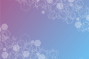 geometric abstract background with connected line vector image