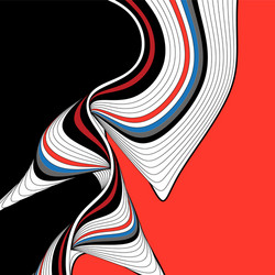Abstract Wave Pattern Background vector image