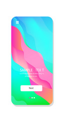 dynamical colored forms abstract background vector image