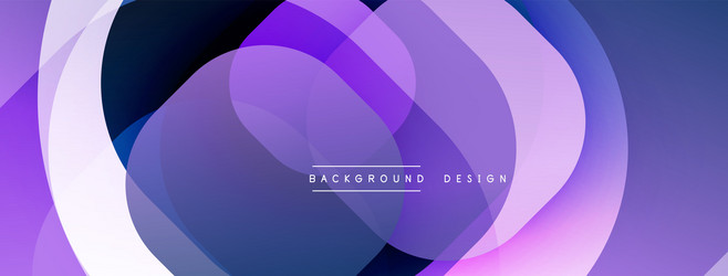 abstract background features overlapping circles vector image