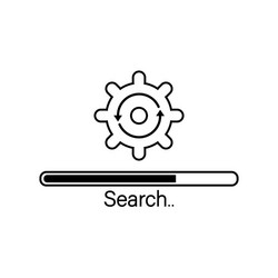 loading process update system icon concept vector image