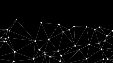 neural network algorithm connections presentation vector image