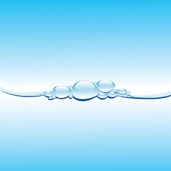 Ocean Bubbles - Blue Gradient Vector Image