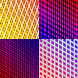 Set of splash color abstract glowing background vector