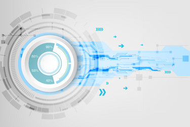 Abstract Tech Background vector image