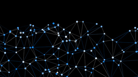 new technologies network connection lines vector