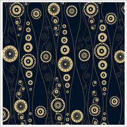 Batik design style patterns are same for fabric vector