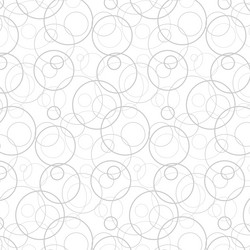 seamless pattern of intersecting circles vector