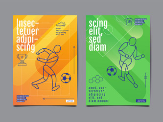 Template sport layout design flat design single Vector Image