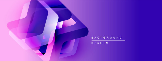 abstract geometric shapes overlap creating vector image