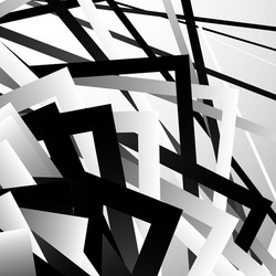 random chaotic squares abstract geometric element vector image