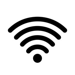 wi-fi wireless internet icon for interface design vector image