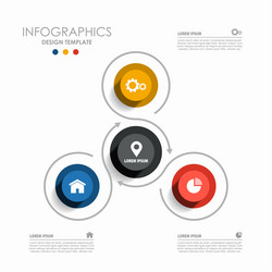 Infographic Template - Data & Concepts vector image