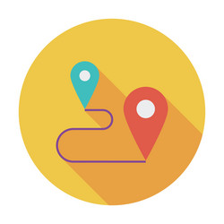map pointer vector image