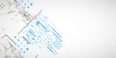 Tech Plexus Abstract Background vector image