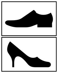 Shoe Collection - Diverse Footwear Vector Image