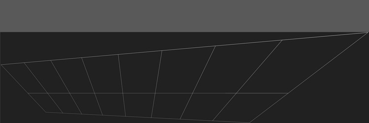 tilted skew 3d grid mesh vector image
