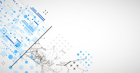 abstract background on technological vector image