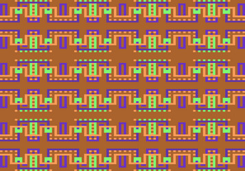 Abstract multicolored geometric pattern vector