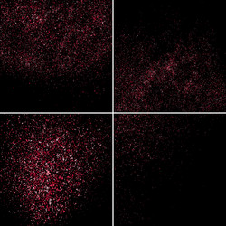 Ornamental background with square crosswise frame Vector Image